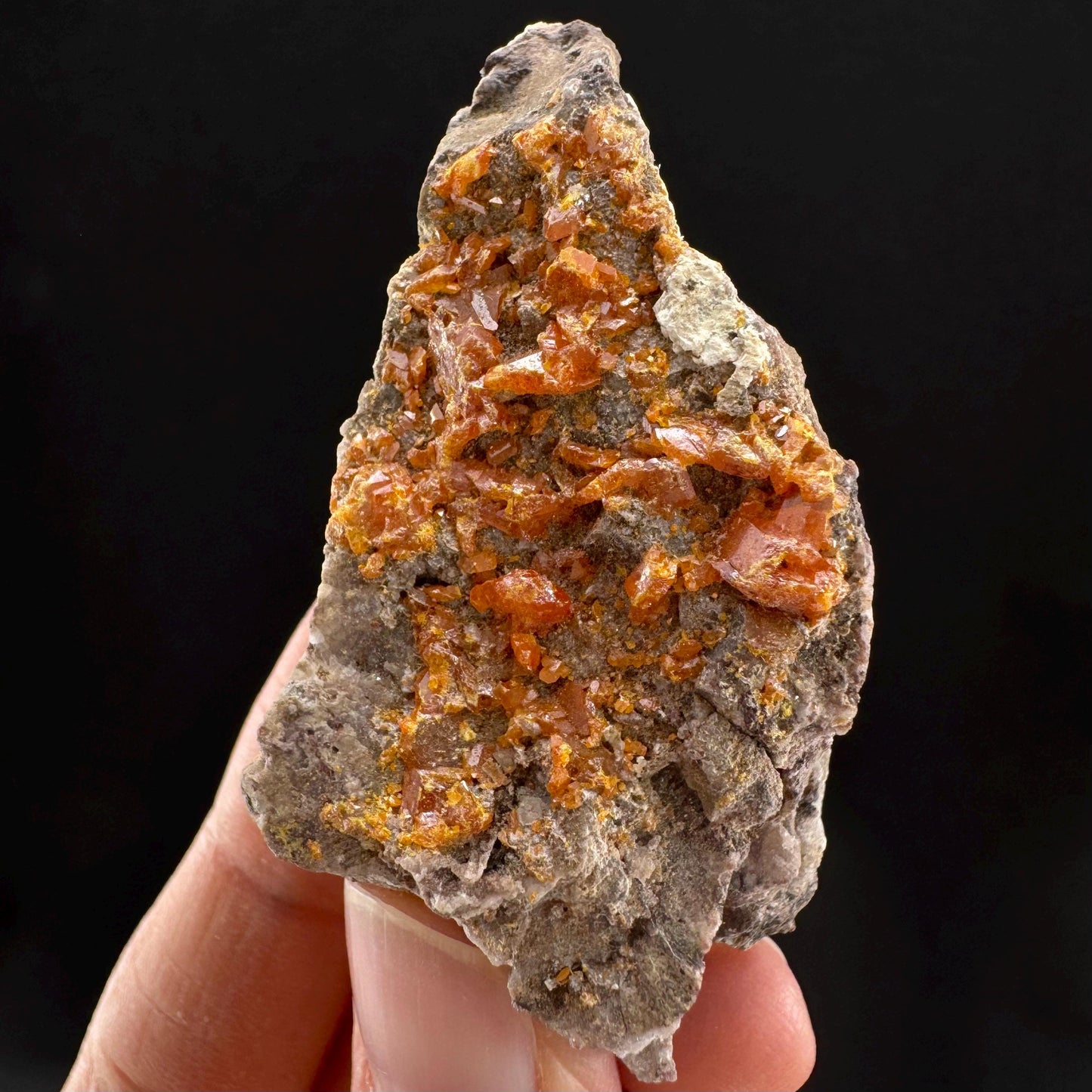 Wulfenite (Arizona, USA) | orange wulfenite crystal, mineral specimen
