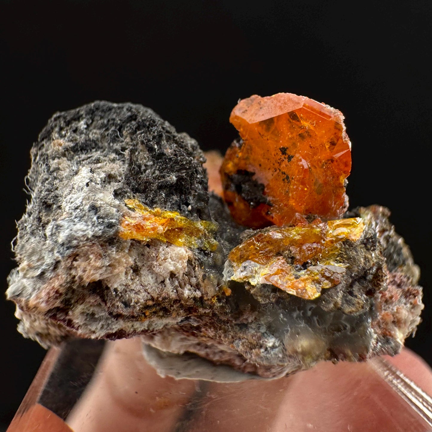Wulfenite (Arizona, USA) | orange wulfenite crystal, mineral specimen