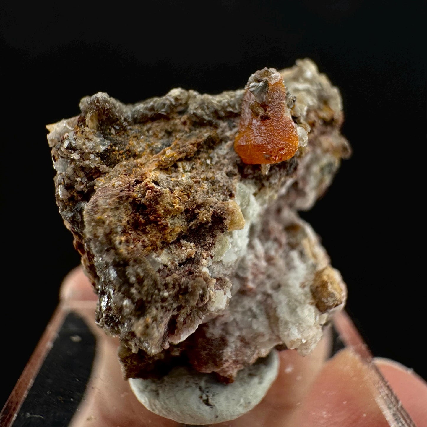 Wulfenite (Arizona, USA) | orange wulfenite crystal, mineral specimen