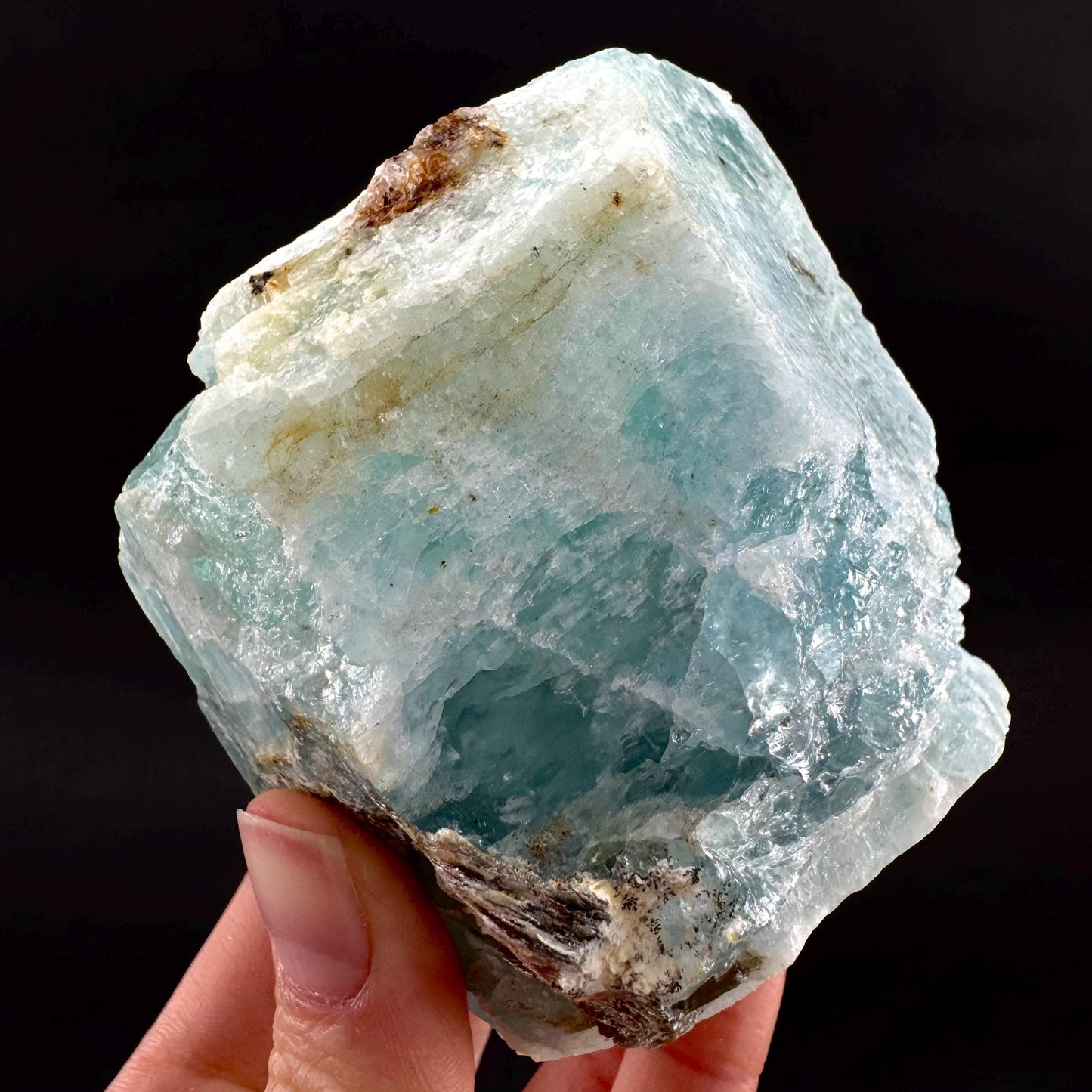 Aquamarine (Pakistan) | natural aquamarine crystal, mineral specimen