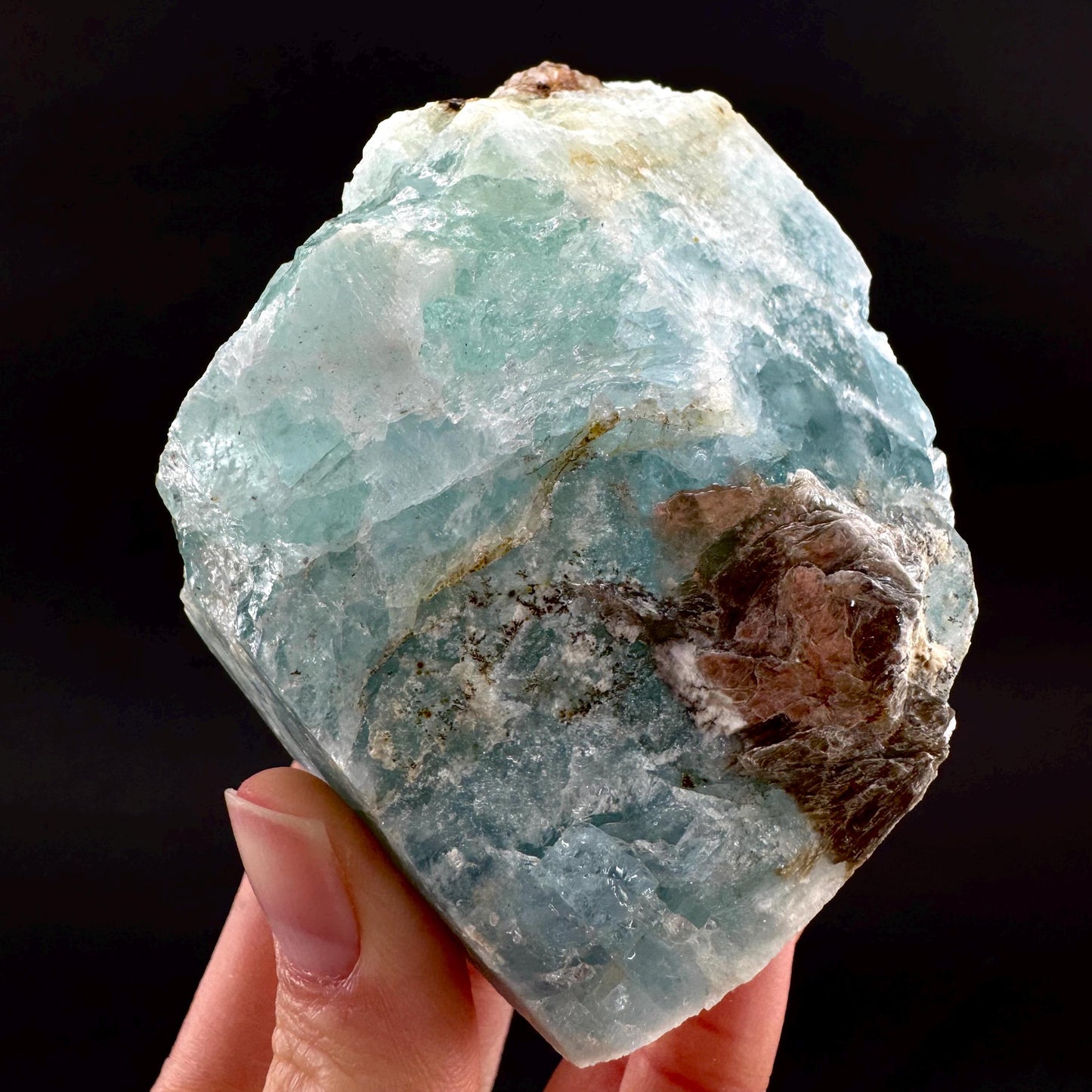 Aquamarine (Pakistan) | natural aquamarine crystal, mineral specimen