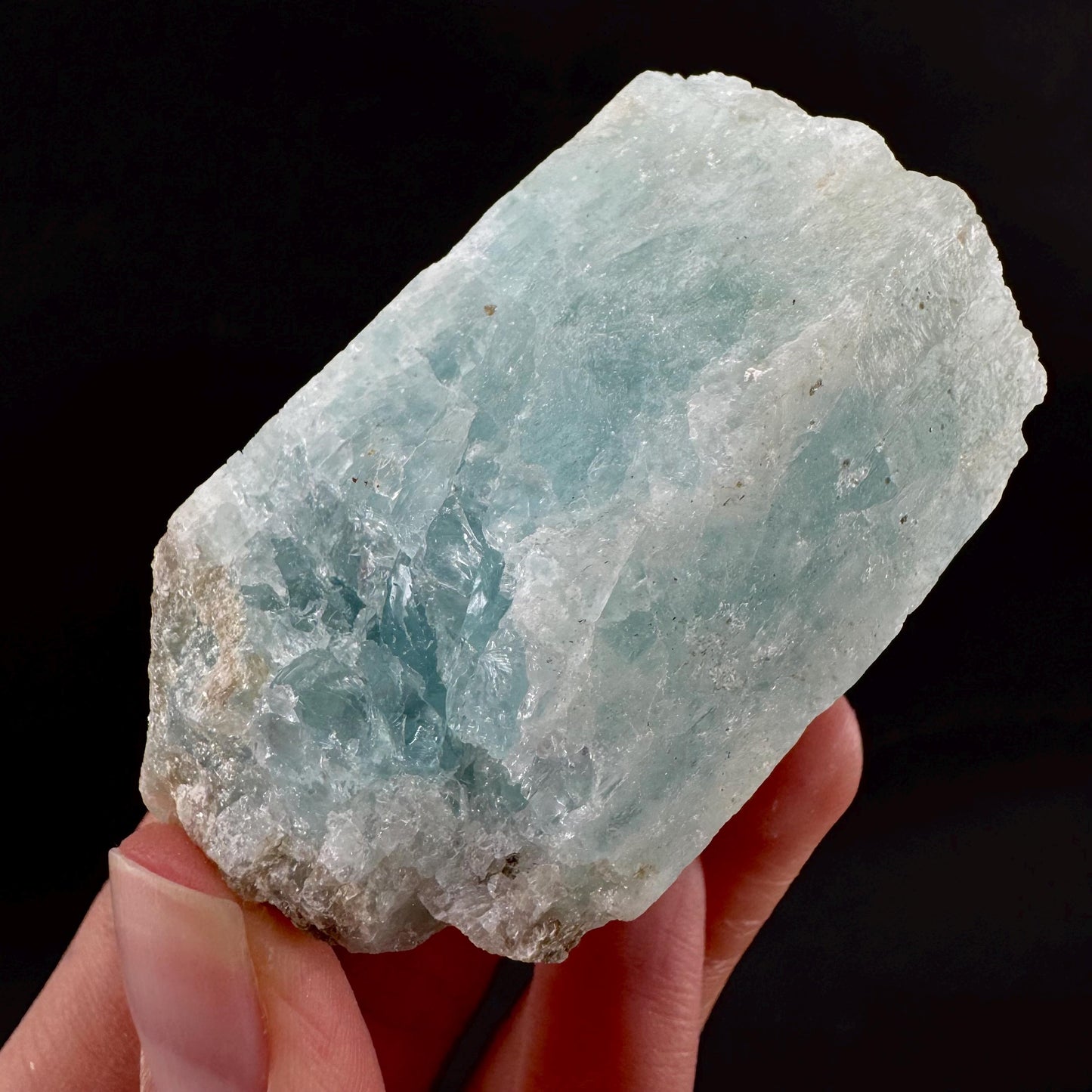 Aquamarine (Pakistan) | natural aquamarine crystal, mineral specimen