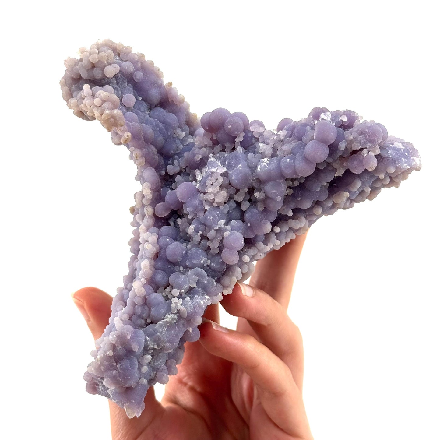 Grape Agate (Indonesia) | purple grape agate crystal, mineral specimen