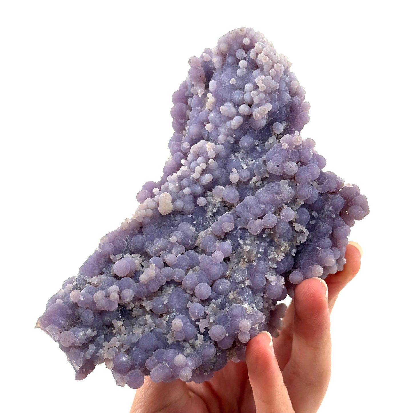 Grape Agate (Indonesia) | purple grape agate crystal, mineral specimen