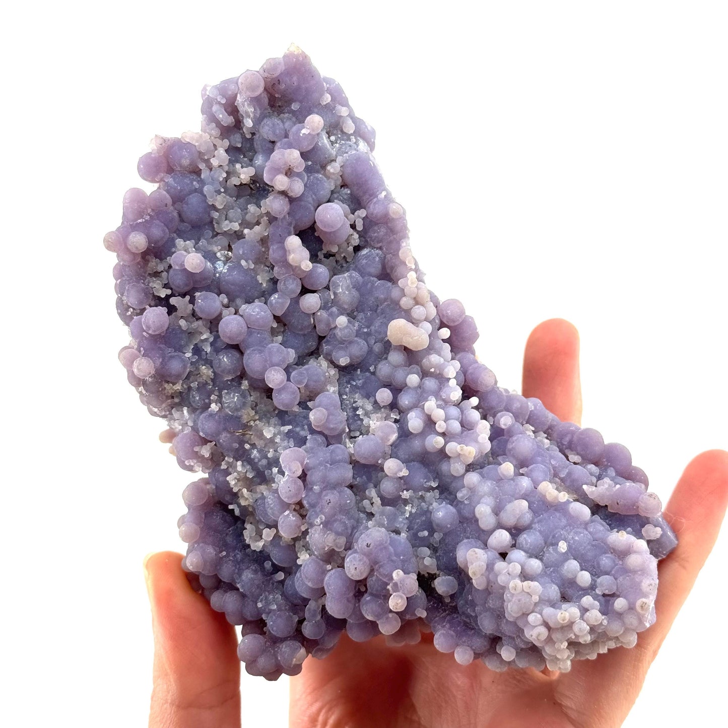 Grape Agate (Indonesia) | purple grape agate crystal, mineral specimen