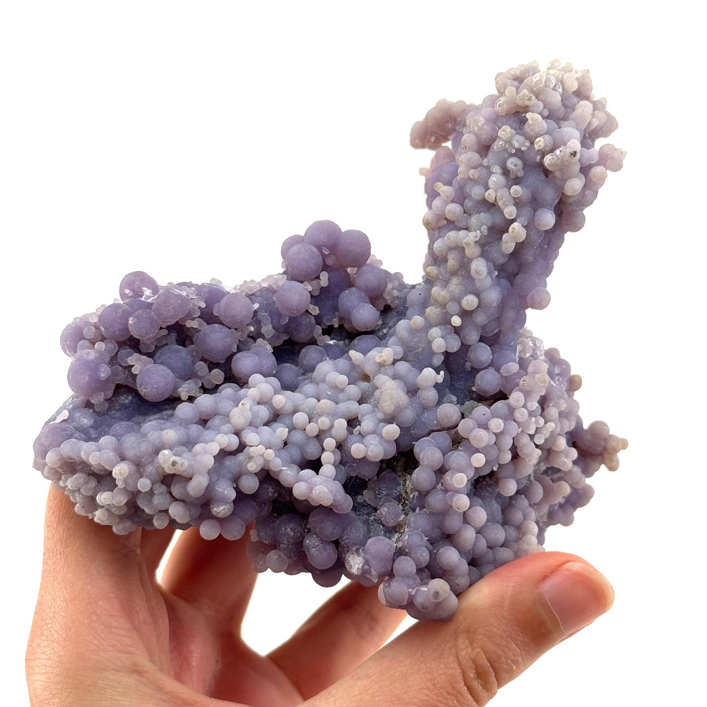 Grape Agate (Indonesia) | purple grape agate crystal, mineral specimen