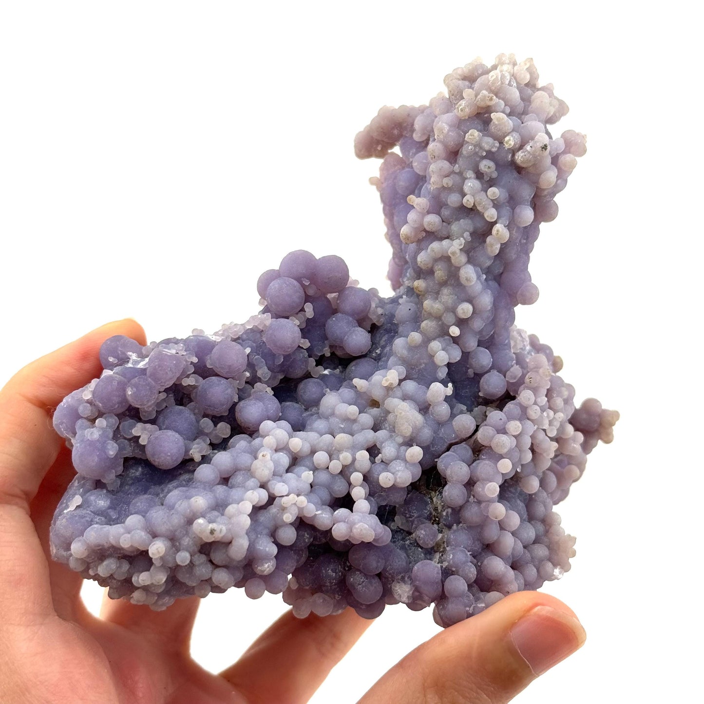 Grape Agate (Indonesia) | purple grape agate crystal, mineral specimen