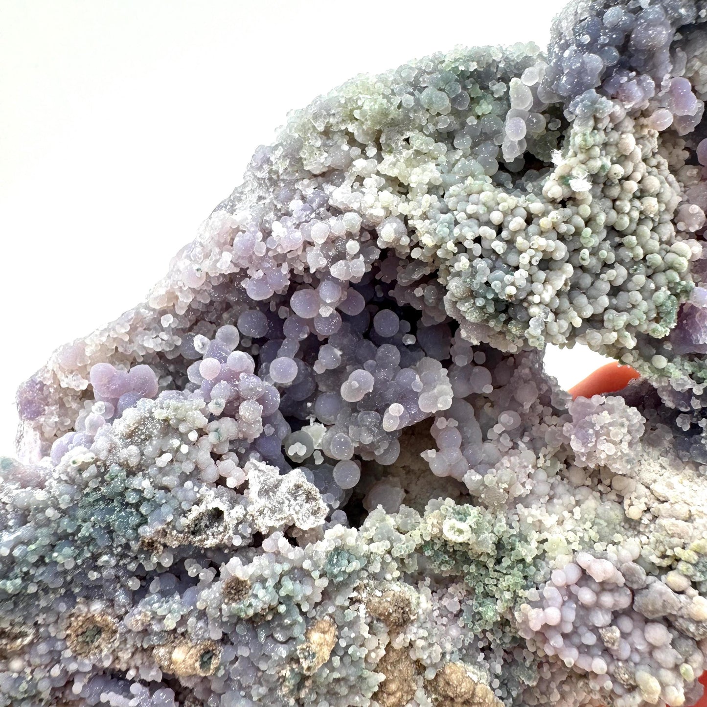 Grape Agate (Indonesia) | purple grape agate crystal, mineral specimen