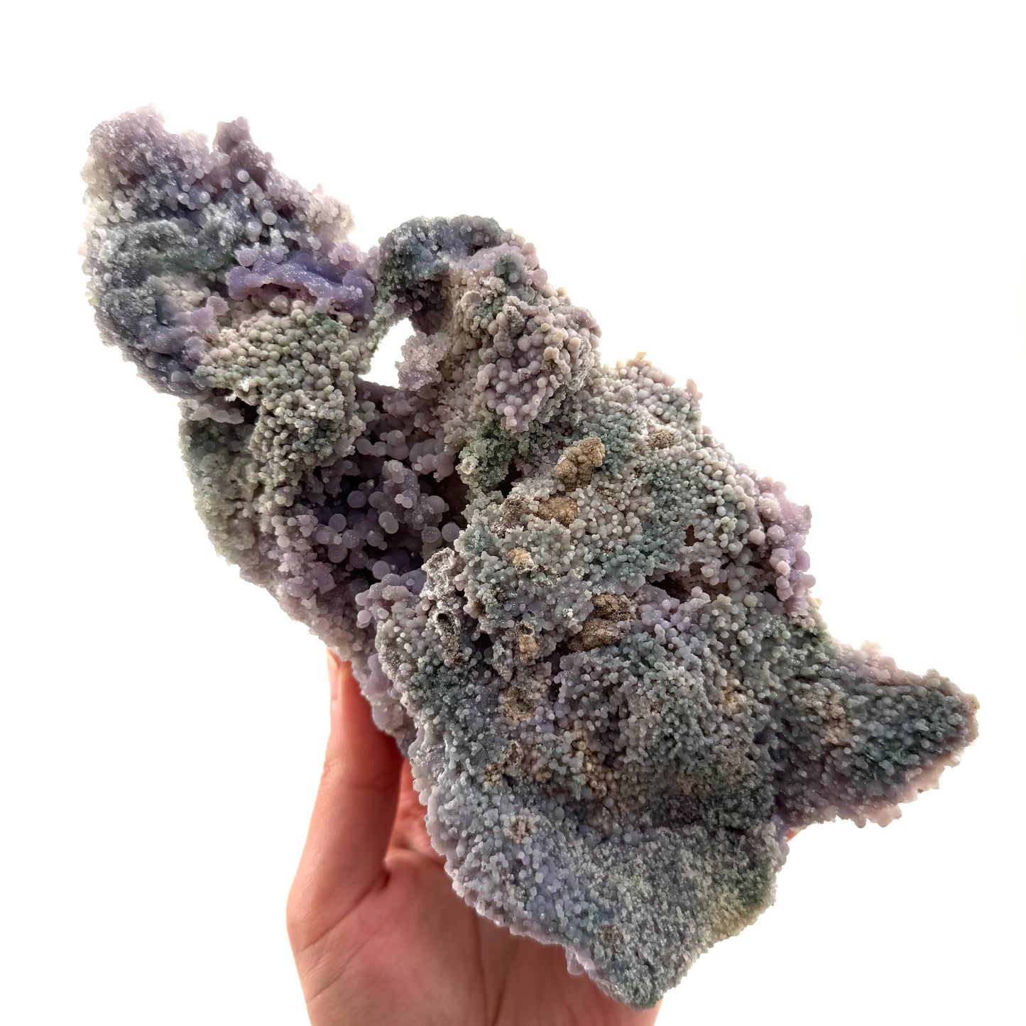 Grape Agate (Indonesia) | purple grape agate crystal, mineral specimen