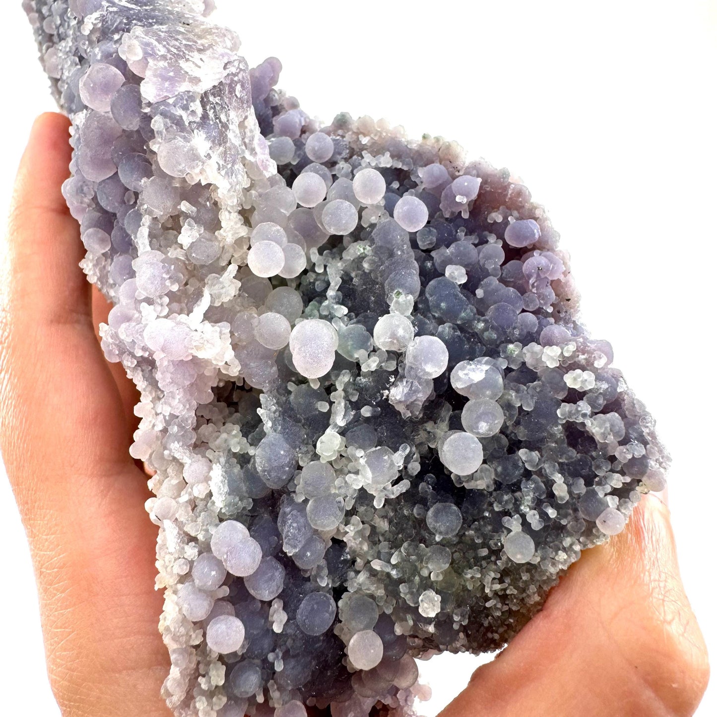 Grape Agate (Indonesia) | purple grape agate crystal, mineral specimen