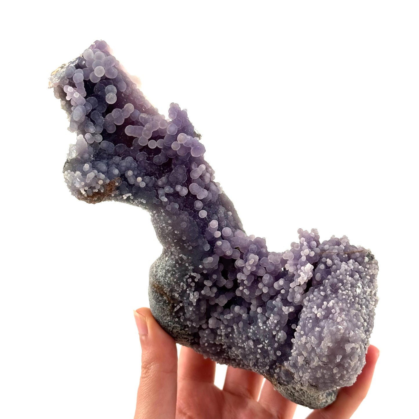 Grape Agate (Indonesia) | purple grape agate crystal, mineral specimen