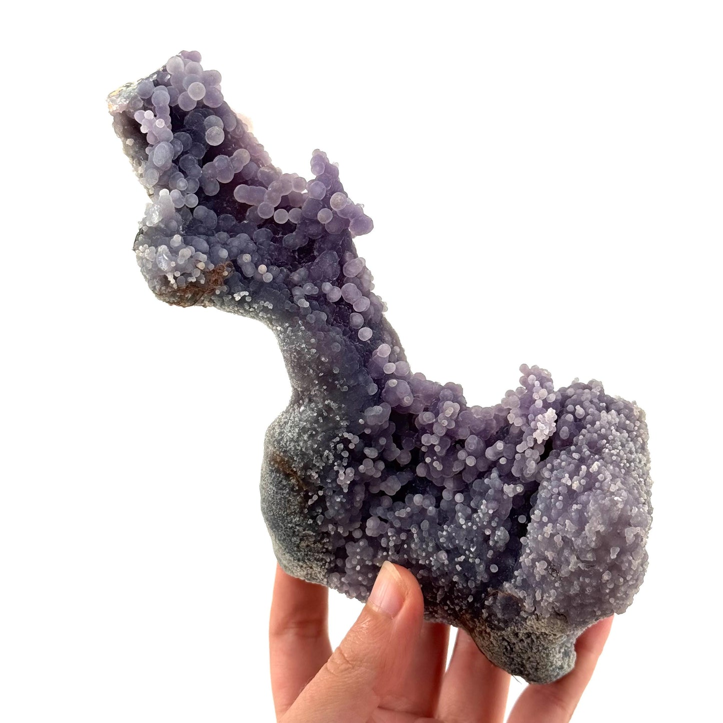 Grape Agate (Indonesia) | purple grape agate crystal, mineral specimen