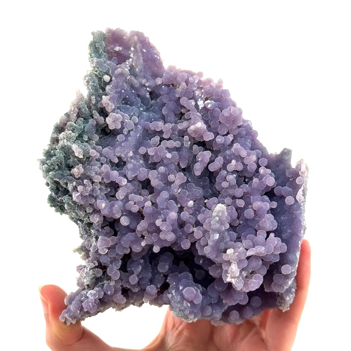 Grape Agate (Indonesia) | purple grape agate crystal, mineral specimen