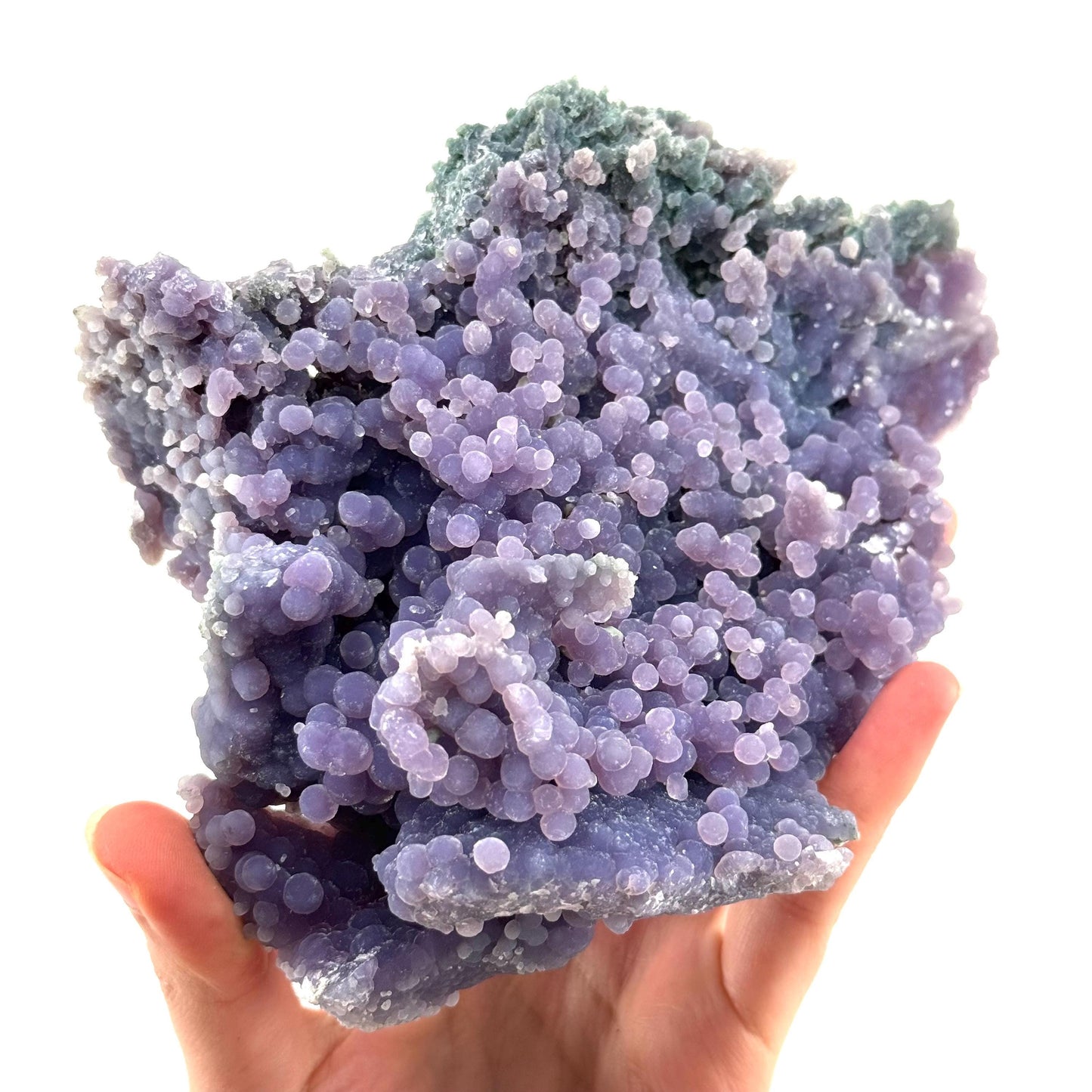 Grape Agate (Indonesia) | purple grape agate crystal, mineral specimen