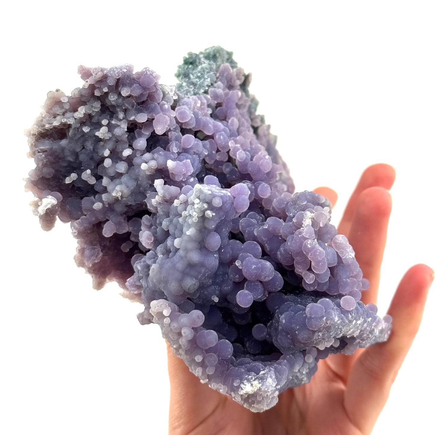 Grape Agate (Indonesia) | purple grape agate crystal, mineral specimen