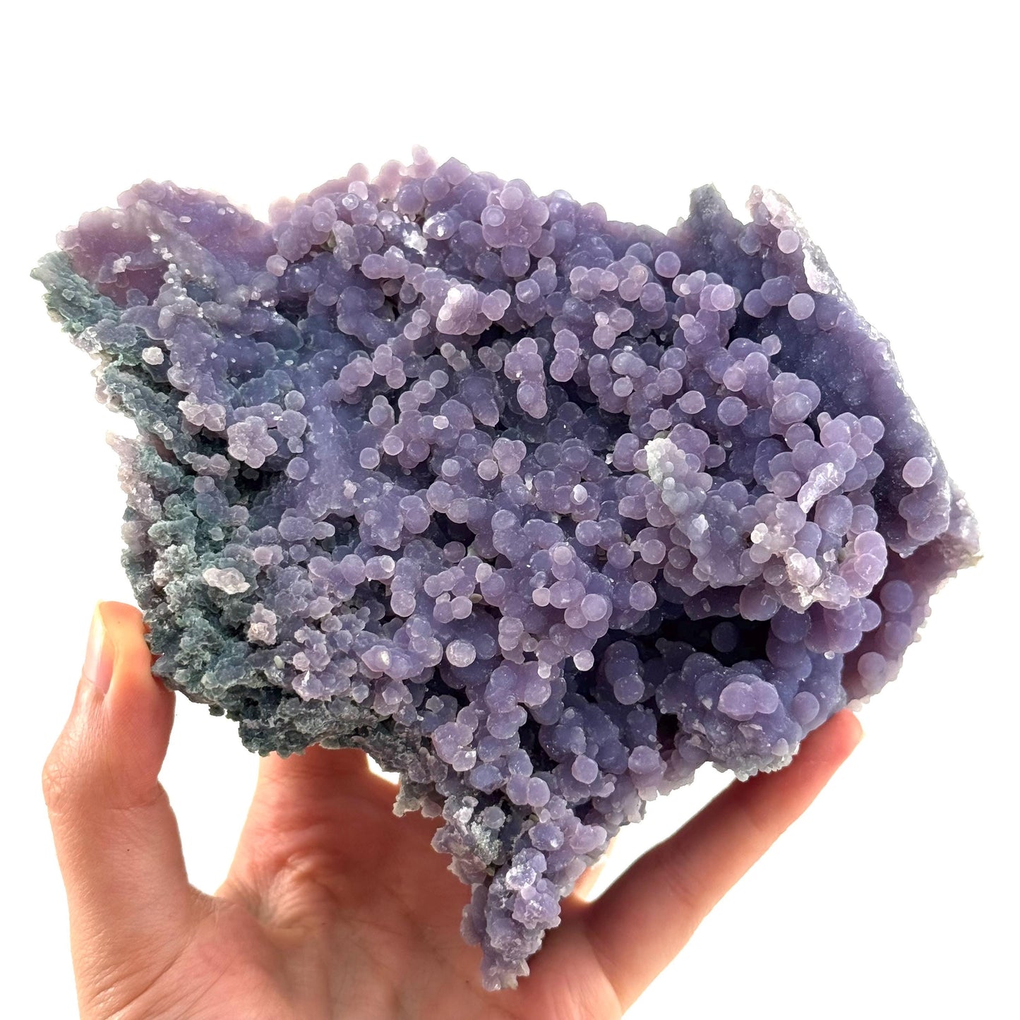 Grape Agate (Indonesia) | purple grape agate crystal, mineral specimen