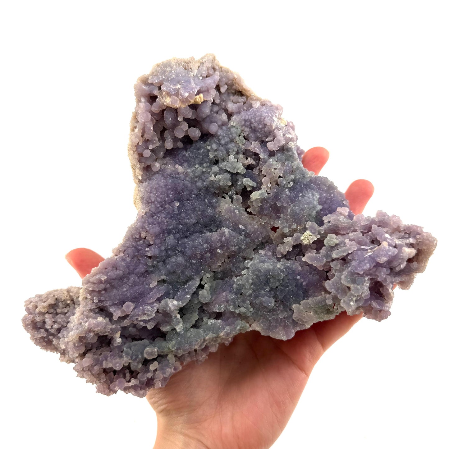 Grape Agate (Indonesia) | purple grape agate crystal, mineral specimen
