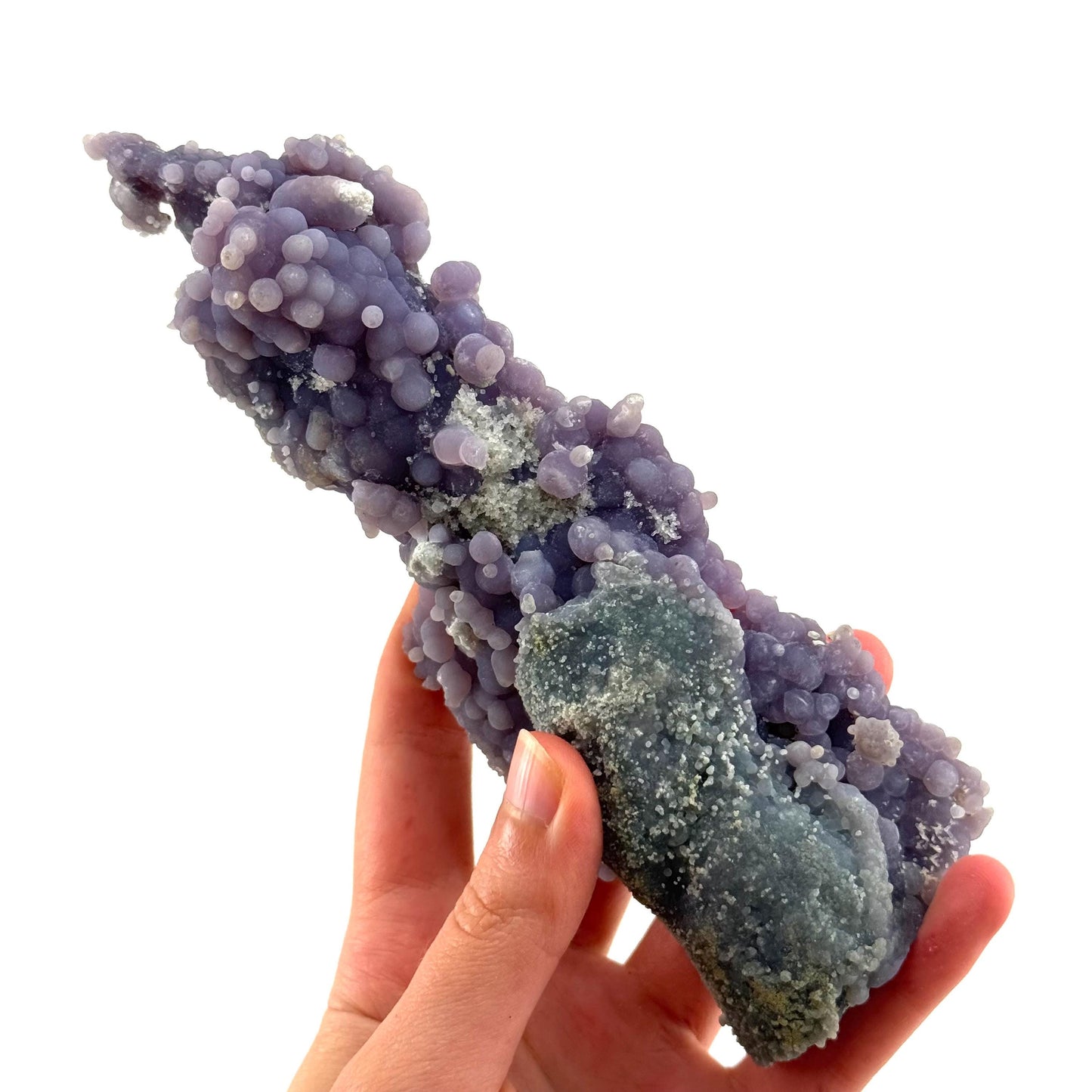 Grape Agate (Indonesia) | purple grape agate crystal, mineral specimen