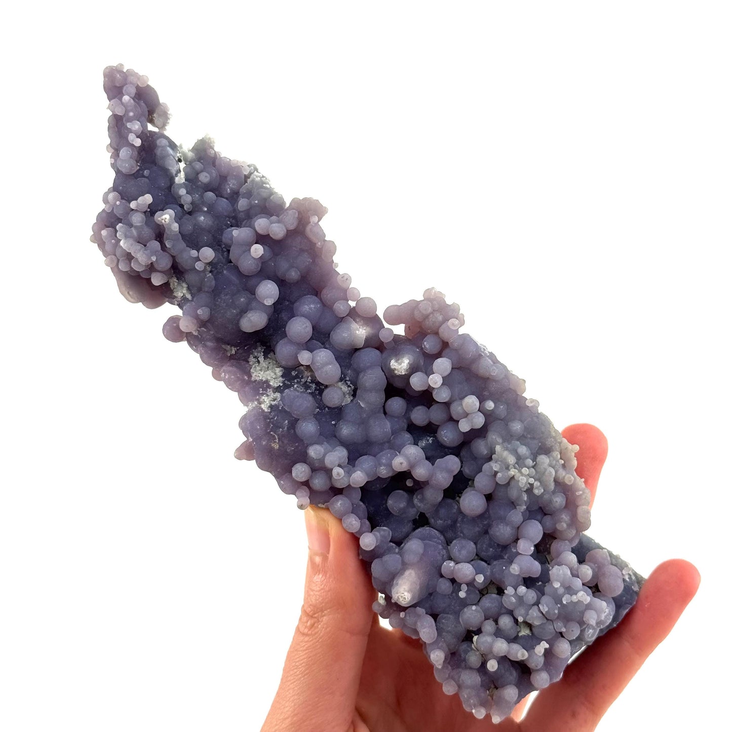 Grape Agate (Indonesia) | purple grape agate crystal, mineral specimen