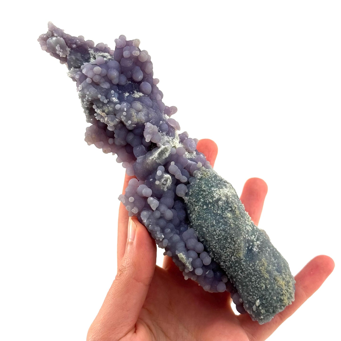 Grape Agate (Indonesia) | purple grape agate crystal, mineral specimen