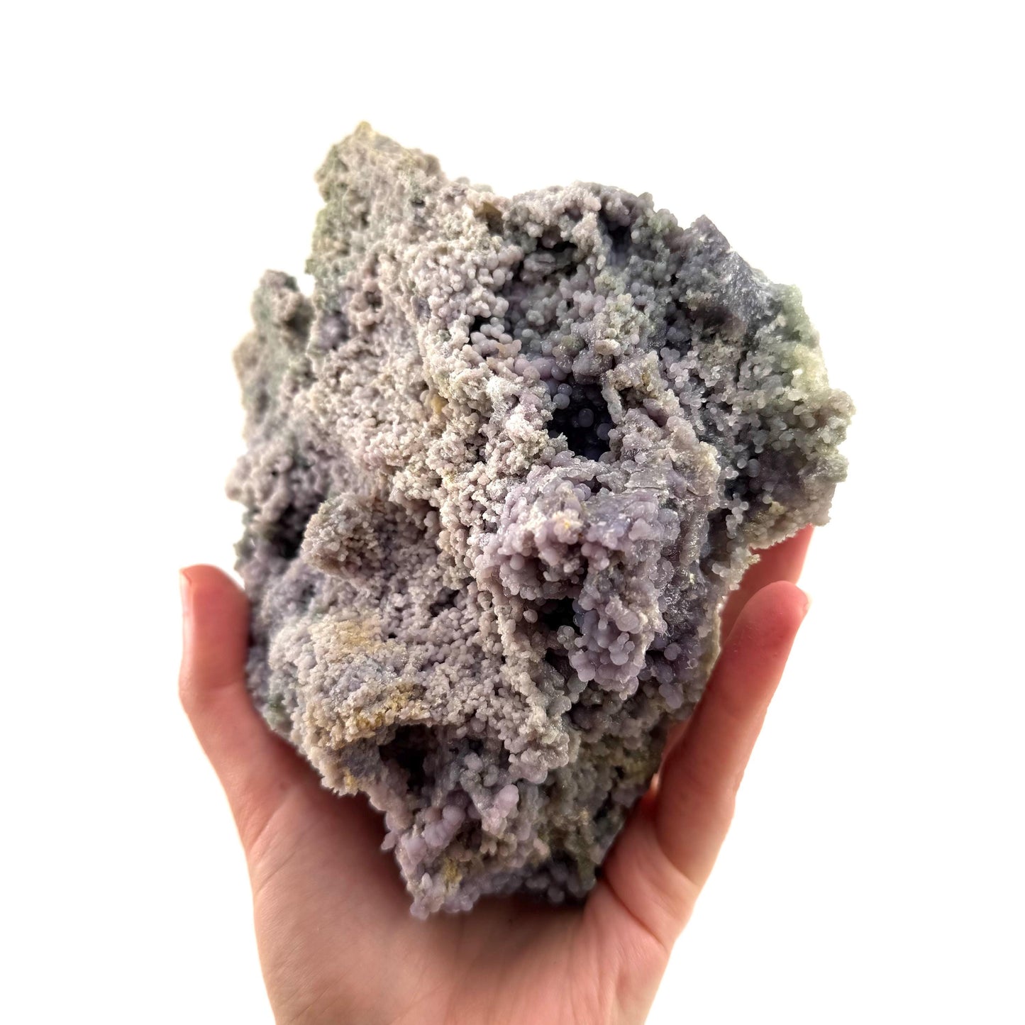 Grape Agate (Indonesia) | purple grape agate crystal, mineral specimen