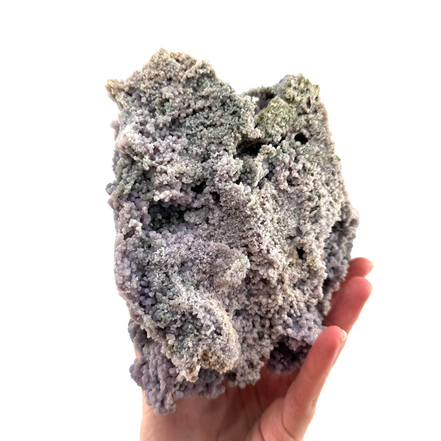 Grape Agate (Indonesia) | purple grape agate crystal, mineral specimen