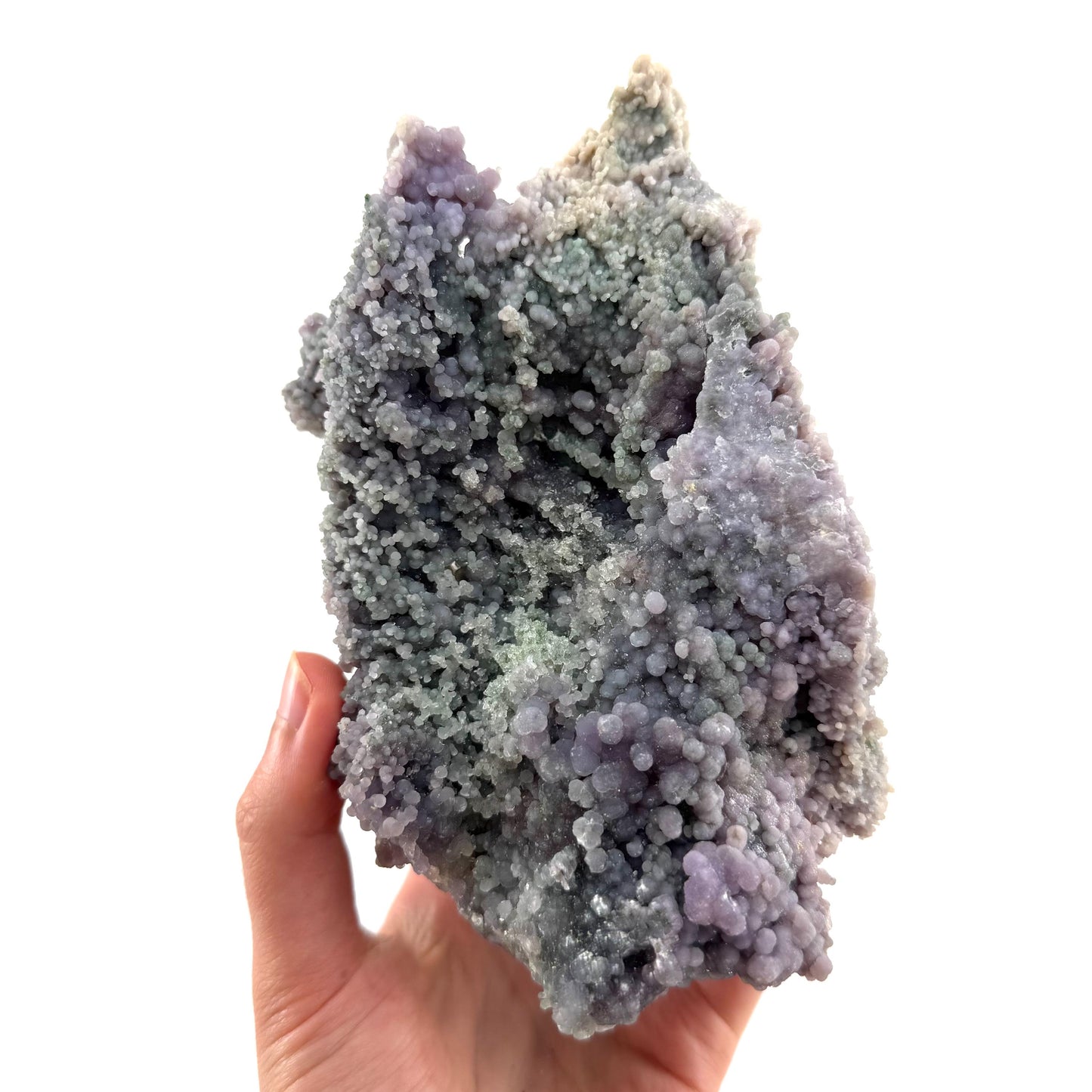 Grape Agate (Indonesia) | purple grape agate crystal, mineral specimen
