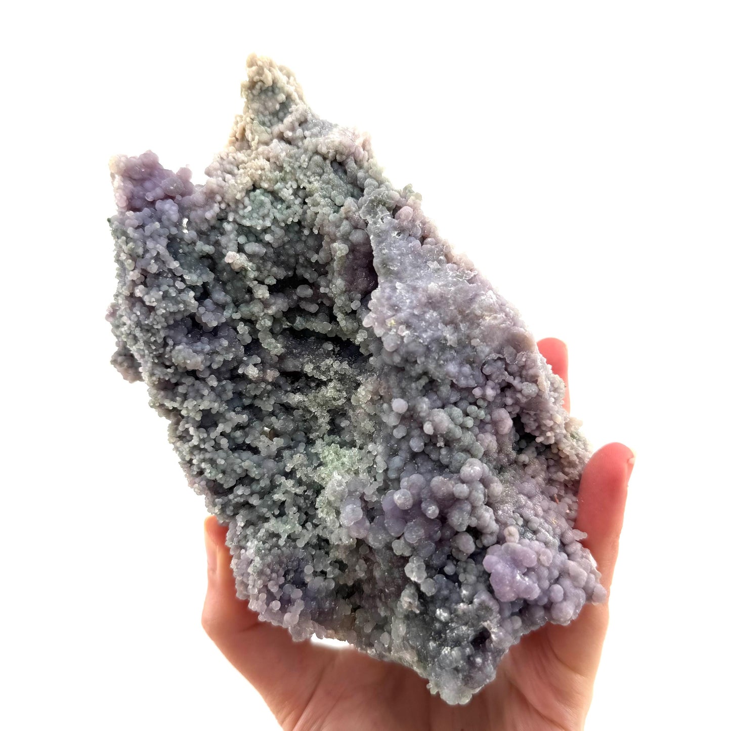 Grape Agate (Indonesia) | purple grape agate crystal, mineral specimen