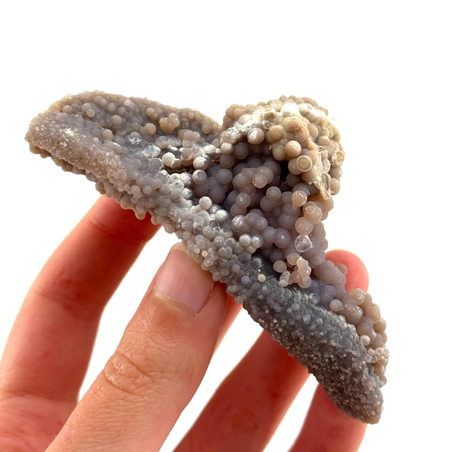 Grape Agate (Indonesia) | purple grape agate crystal, mineral specimen