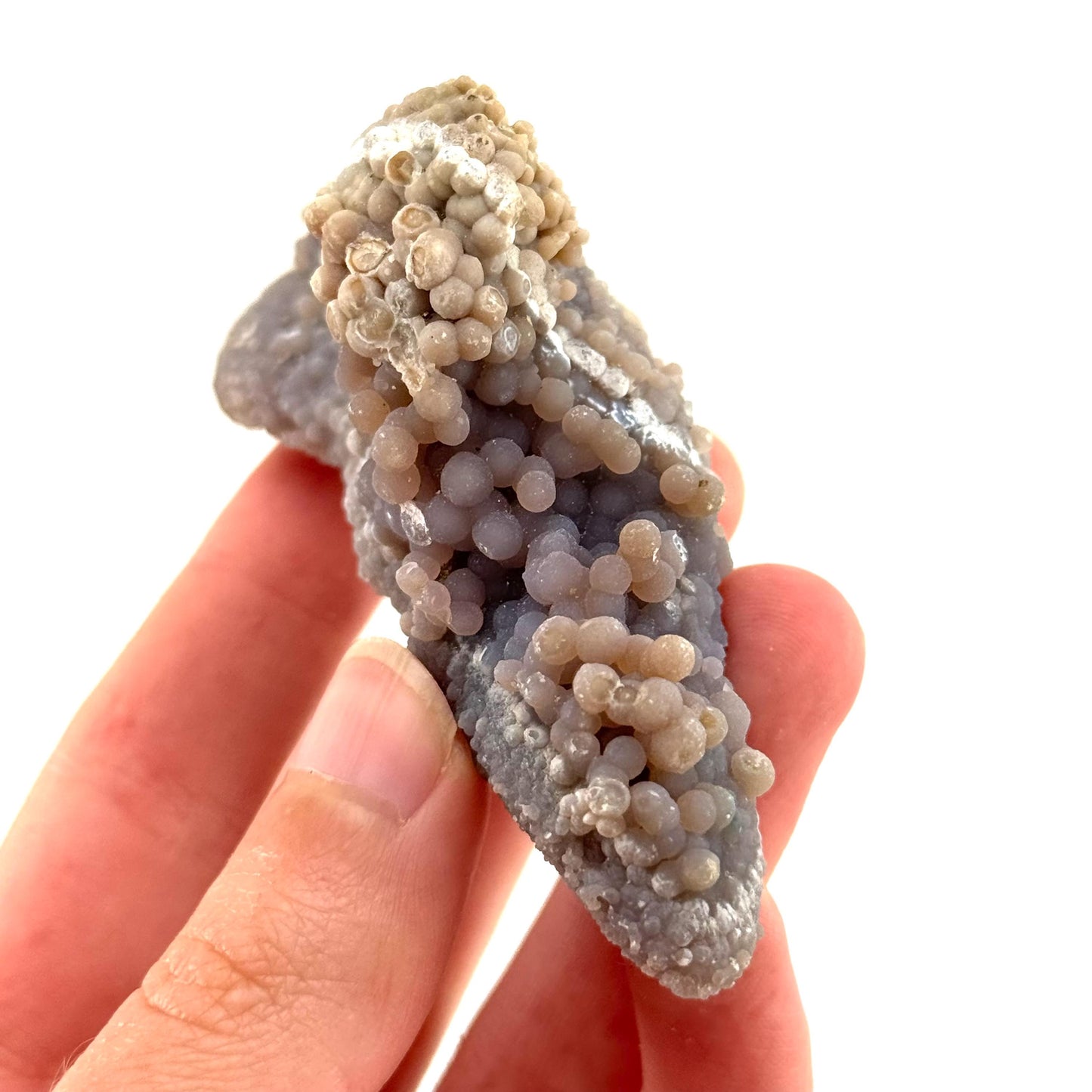 Grape Agate (Indonesia) | purple grape agate crystal, mineral specimen