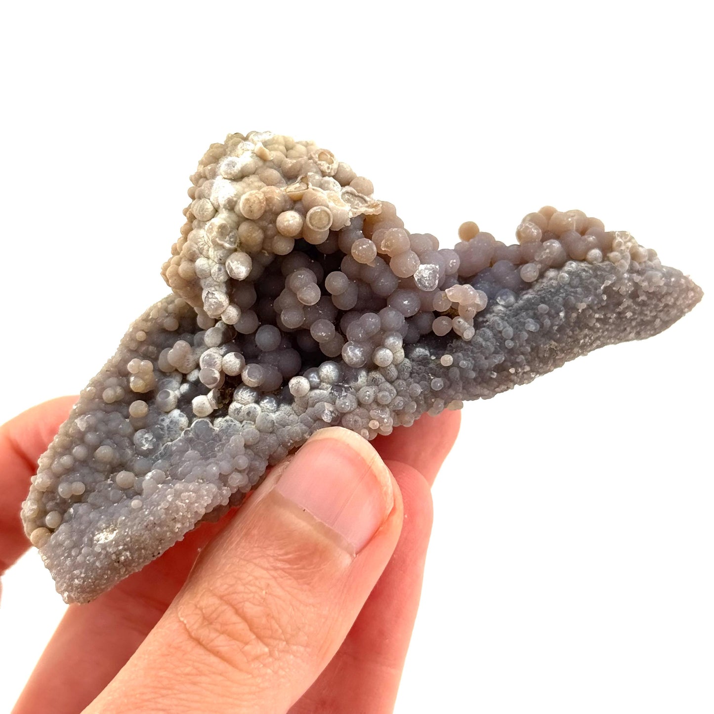 Grape Agate (Indonesia) | purple grape agate crystal, mineral specimen