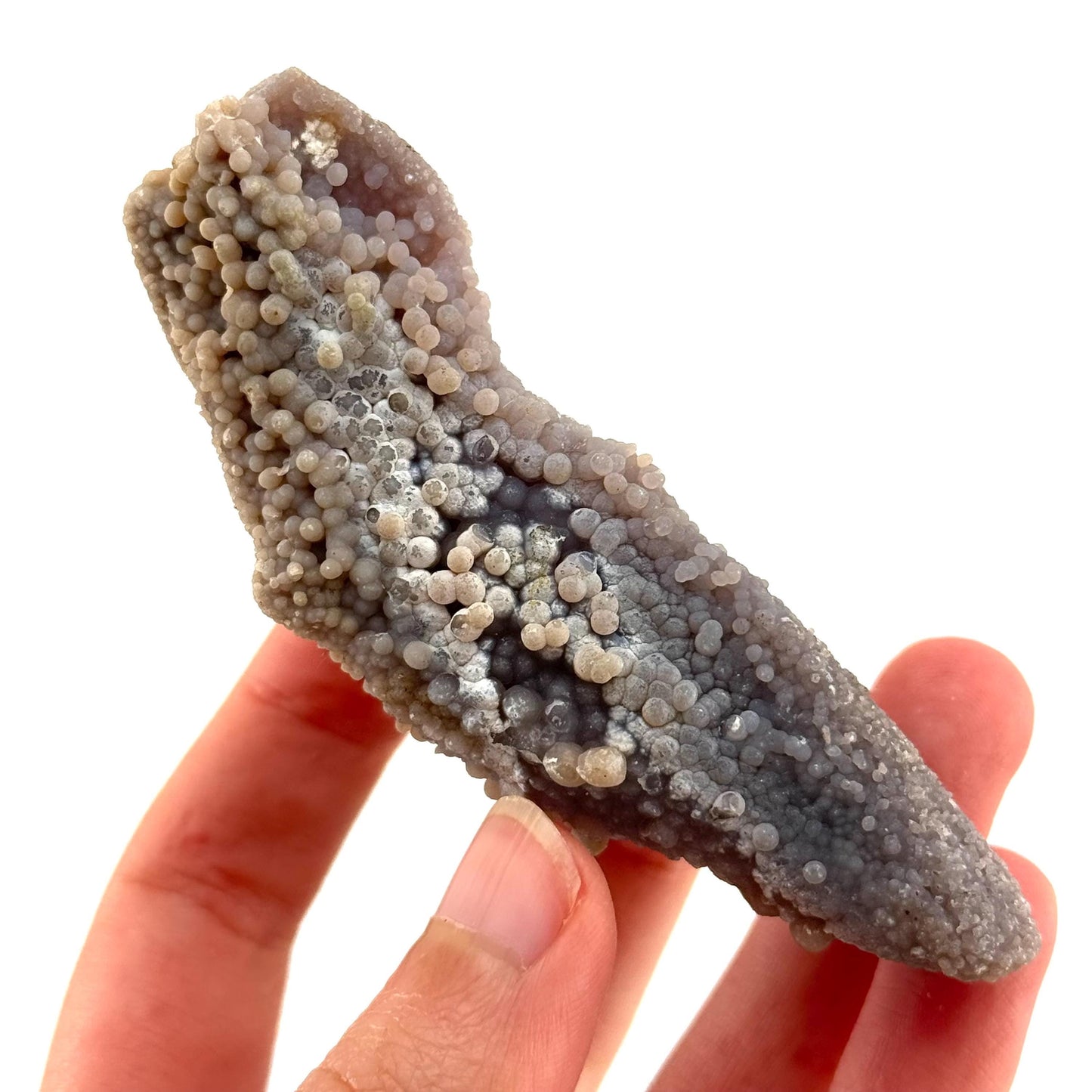 Grape Agate (Indonesia) | purple grape agate crystal, mineral specimen