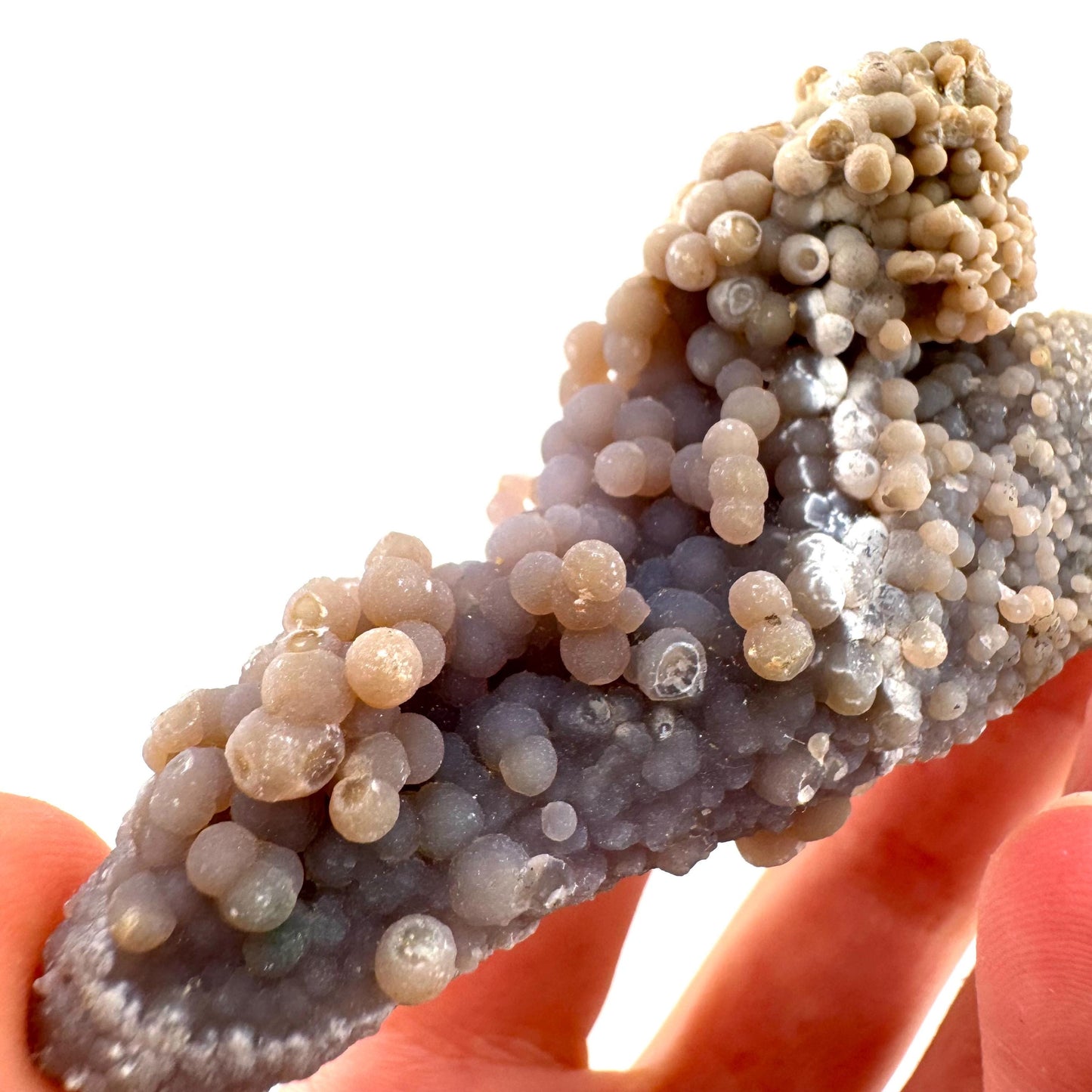 Grape Agate (Indonesia) | purple grape agate crystal, mineral specimen