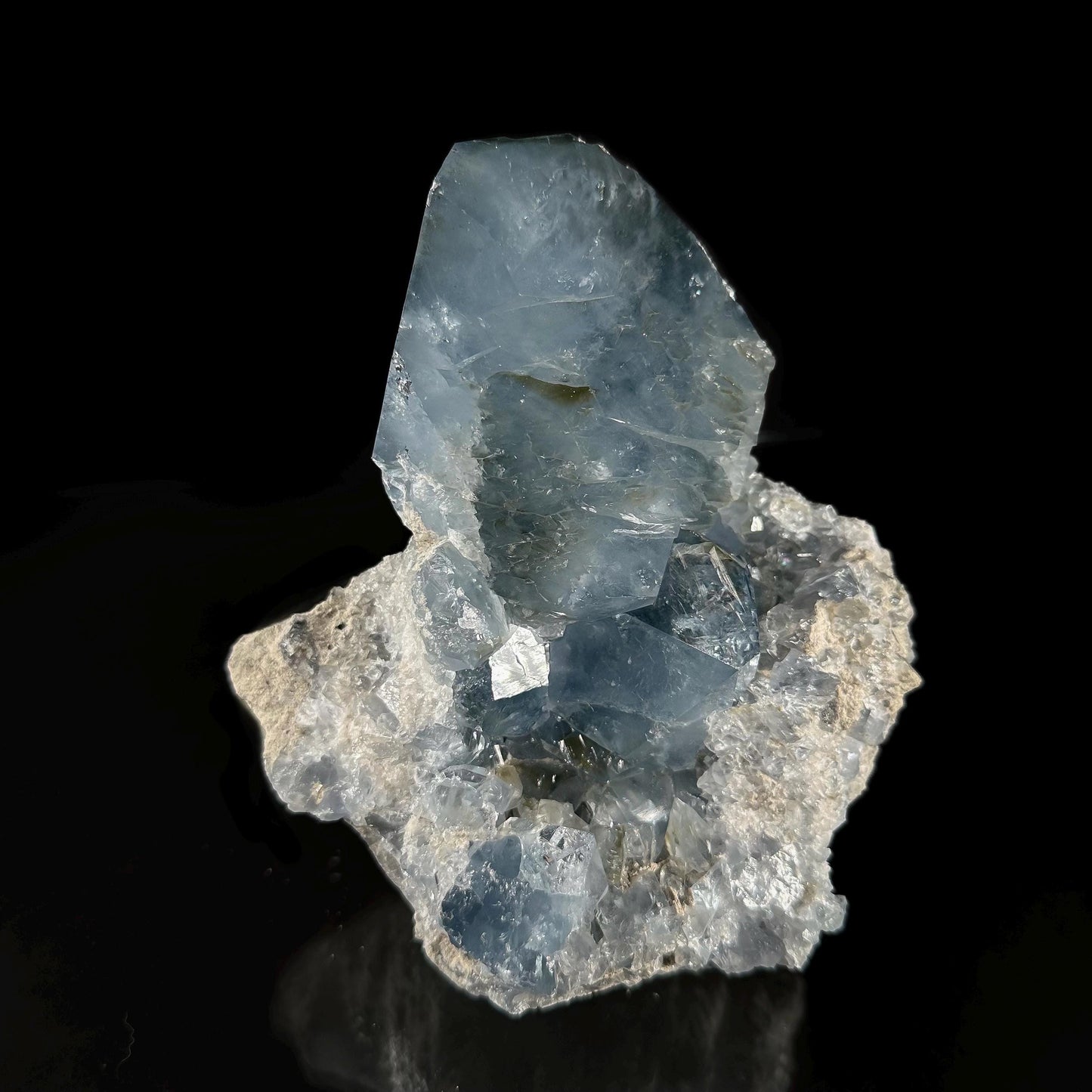Celestite (Madagascar) | blue celestite crystal, mineral specimen, raw celestite