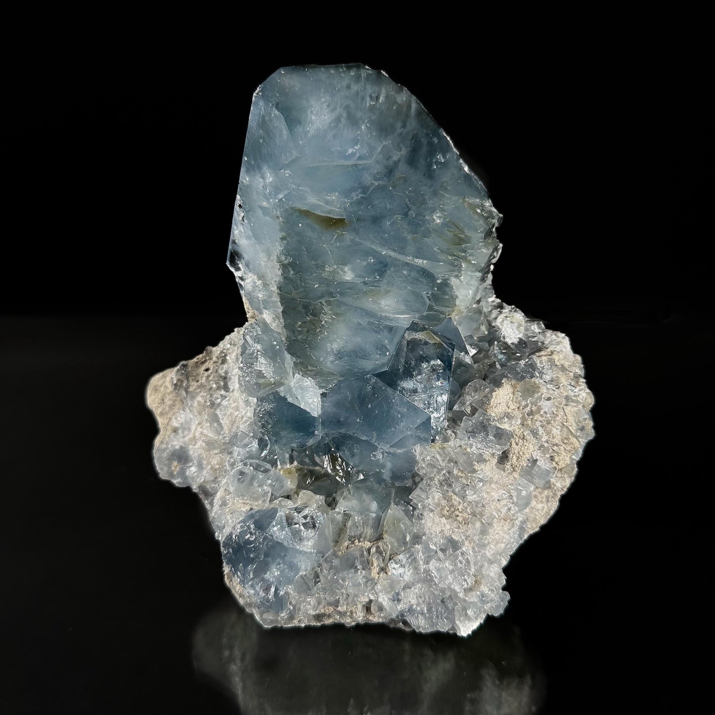 Celestite (Madagascar) | blue celestite crystal, mineral specimen, raw celestite