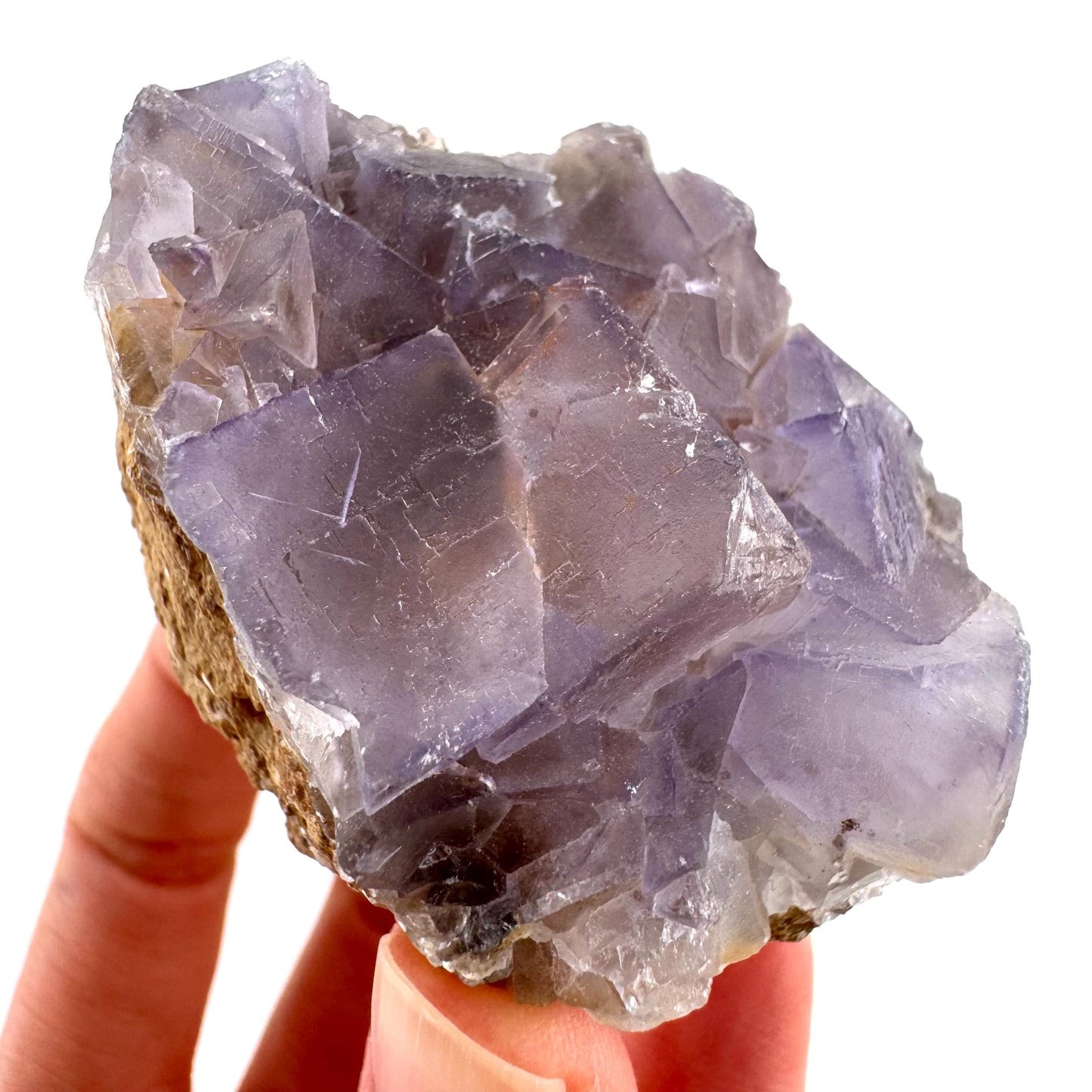 Purple Fluorite (Pakistan) | purple fluorite crystal cluster, mineral specimen
