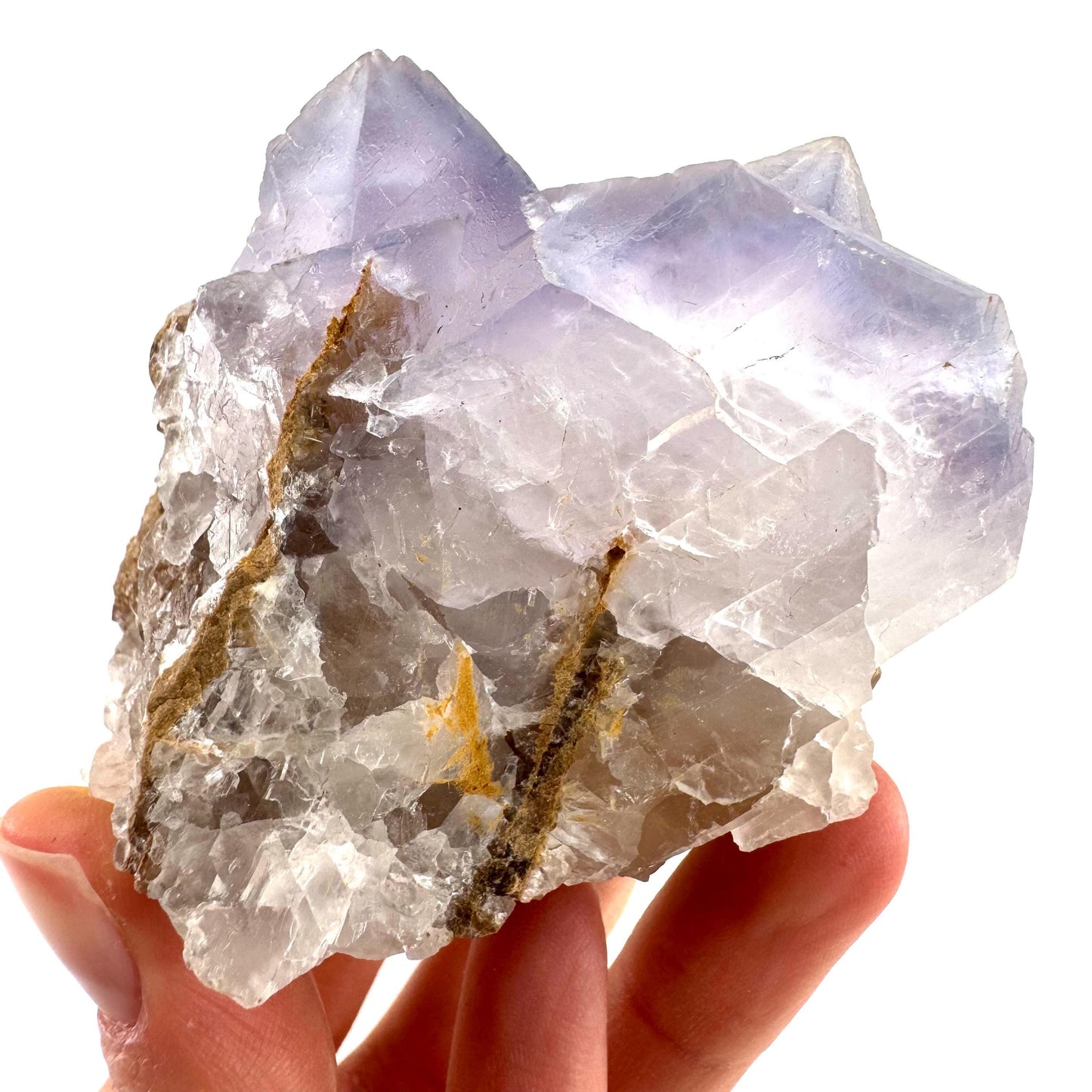 Blue Fluorite (Pakistan) | blue fluorite crystal cluster, mineral specimen