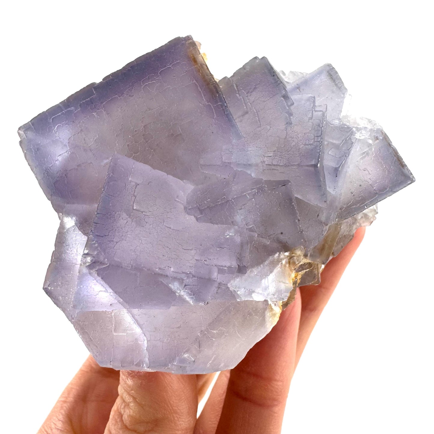 Blue Fluorite (Pakistan) | blue fluorite crystal cluster, mineral specimen
