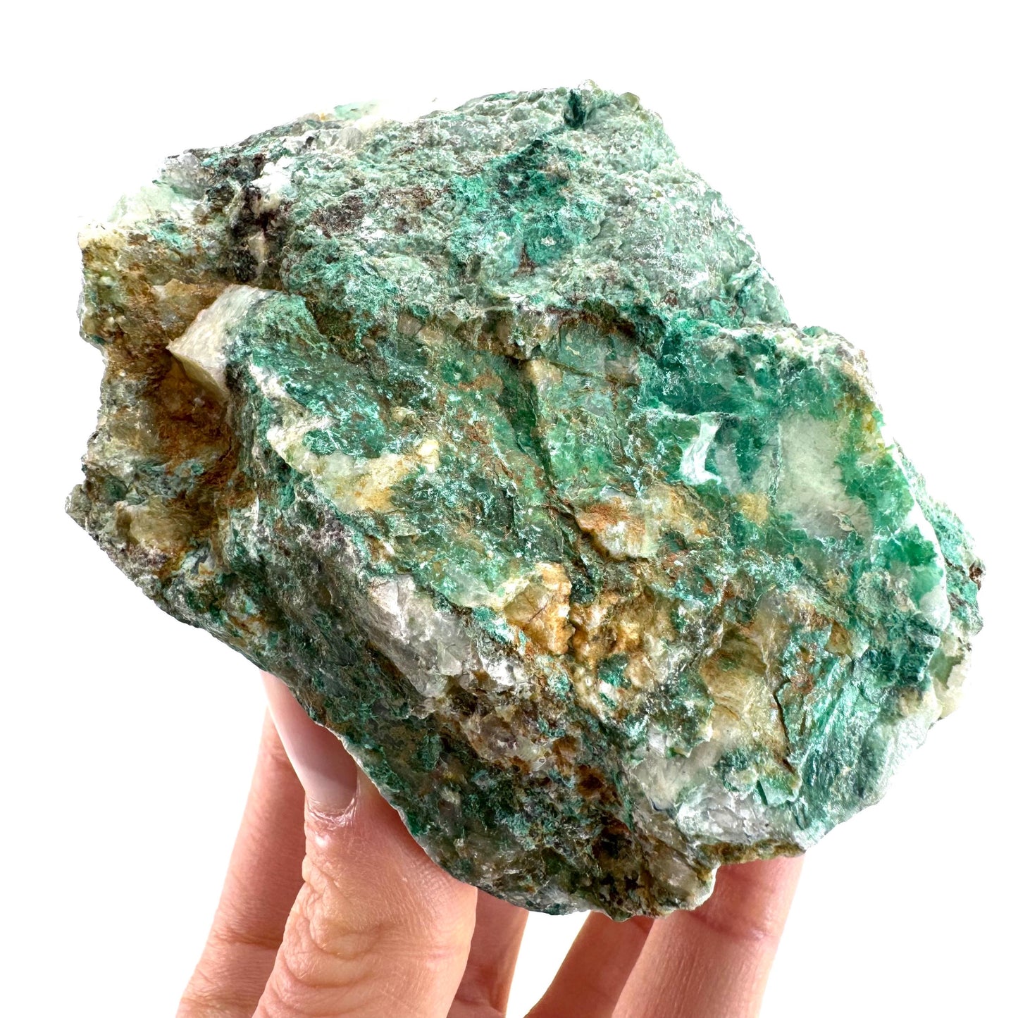 Ajoite in Quartz (South Africa) | raw ajoite, raw crystals, mineral specimen, Ajoite quartz crystal