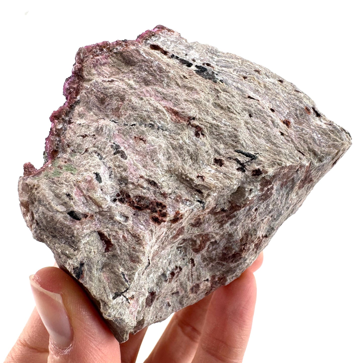 Cobaltoan Calcite w/ Kolwezite (DR Congo) | cobalto calcite crystal, mineral specimen
