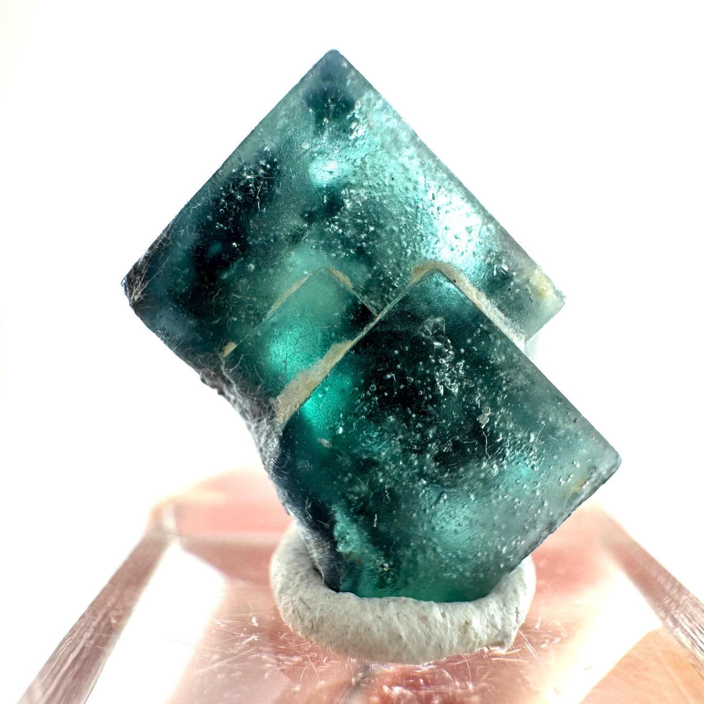 Okorusu Fluorite (Namibia) | green-blue fluorite cluster, raw fluorite crystal, mineral specimen