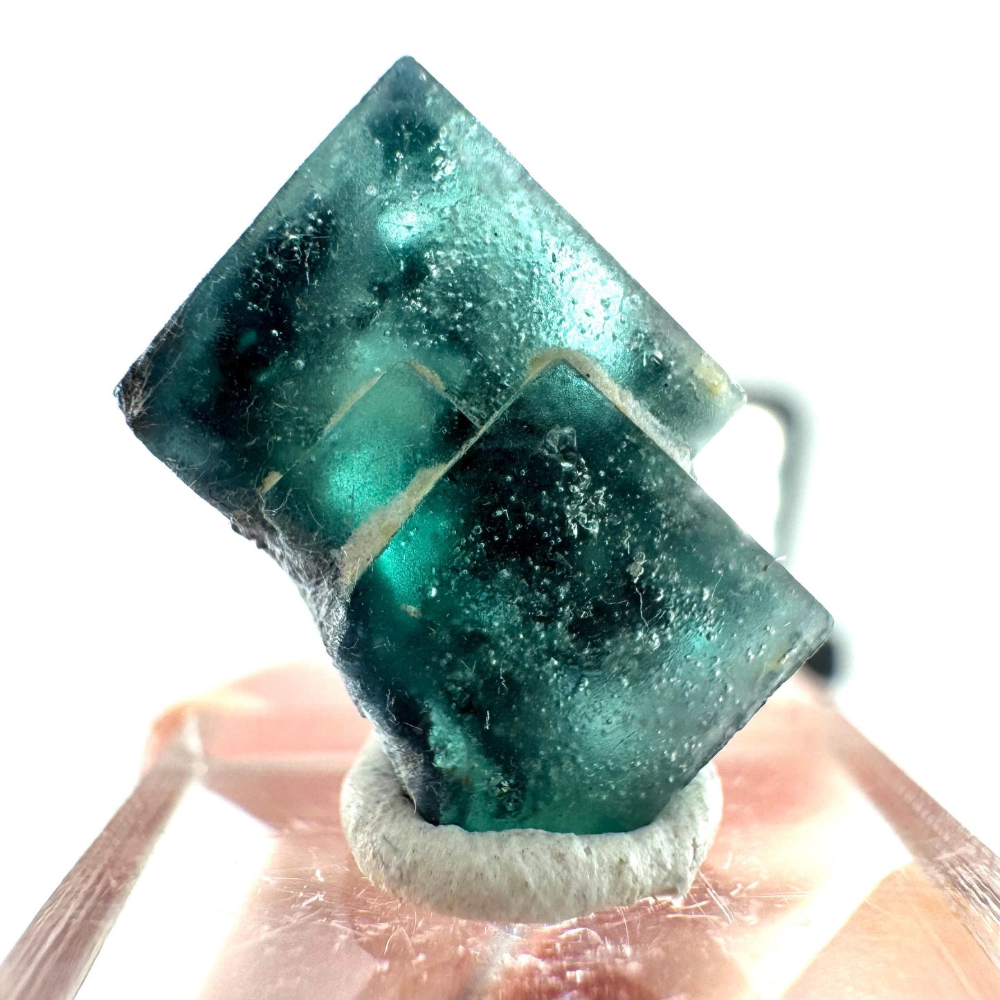 Okorusu Fluorite (Namibia) | green-blue fluorite cluster, raw fluorite crystal, mineral specimen