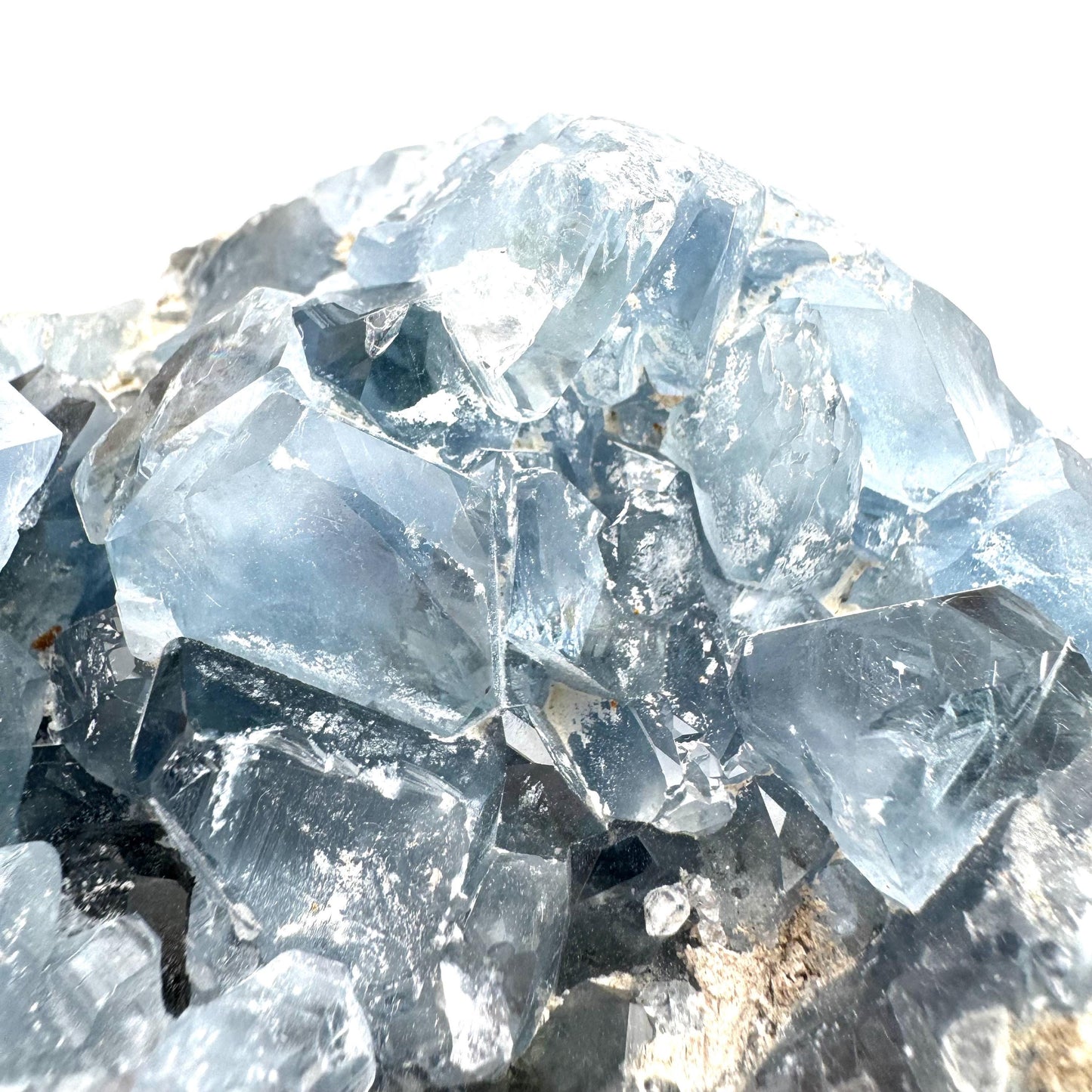 Celestite Sphere | raw celestite crystal, celestite geode, natural celestite crystal, crystal ball