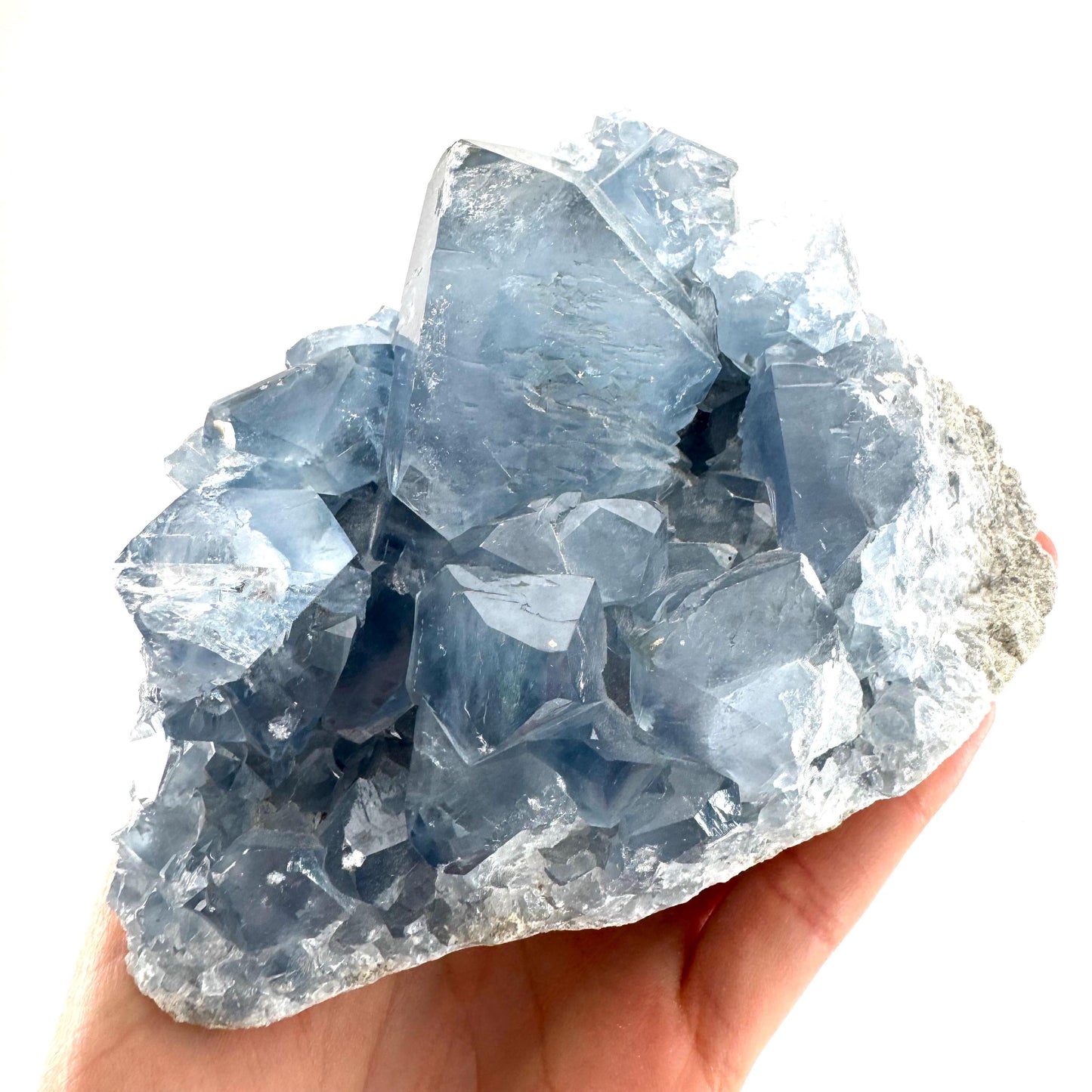 Celestite (Madagascar) | blue celestite crystal, raw celestite, celestine, mineral specimen