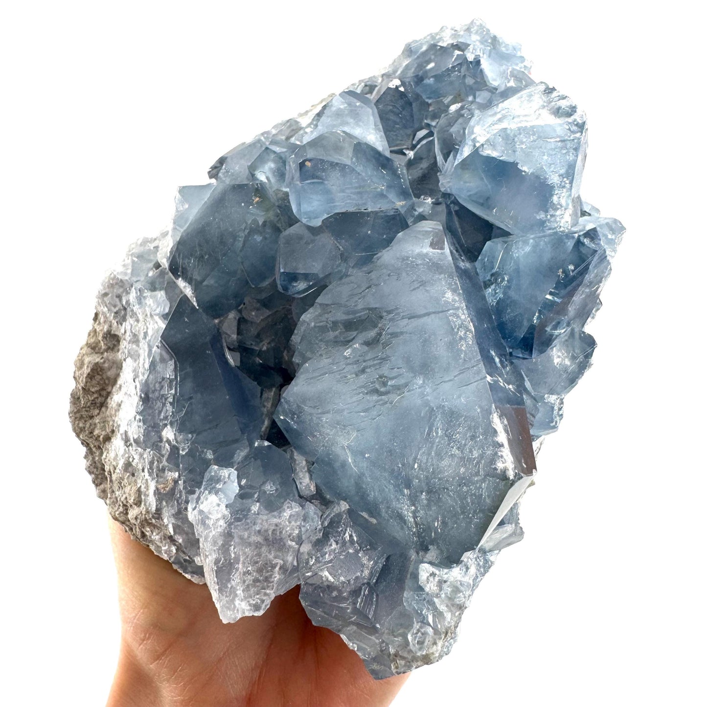 Celestite (Madagascar) | blue celestite crystal, raw celestite, celestine, mineral specimen