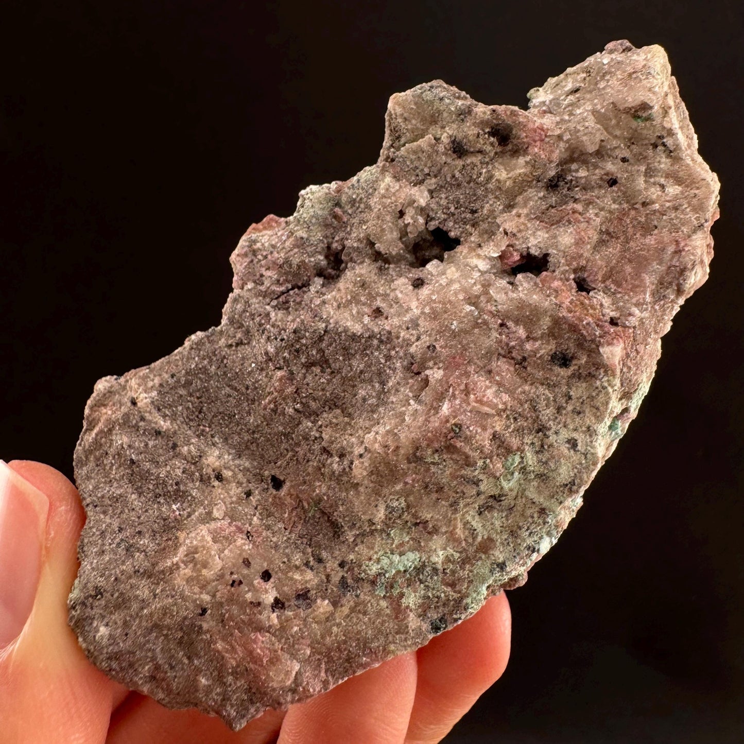 Chrysocolla w/ Cobaltoan Calcite & Malachite (DR Congo) | malachite crystal, mineral specimen
