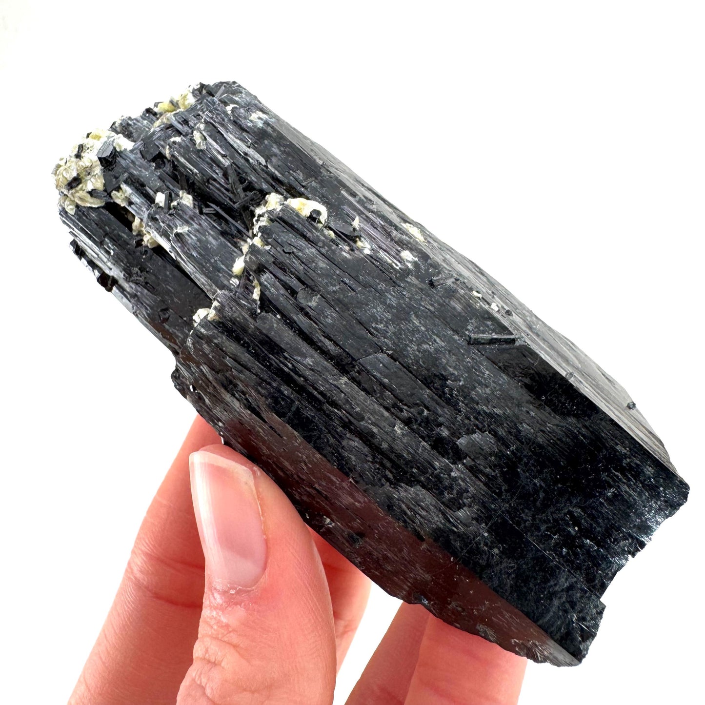 Black Tourmaline Cluster | high quality raw black tourmaline crystal, protection stone