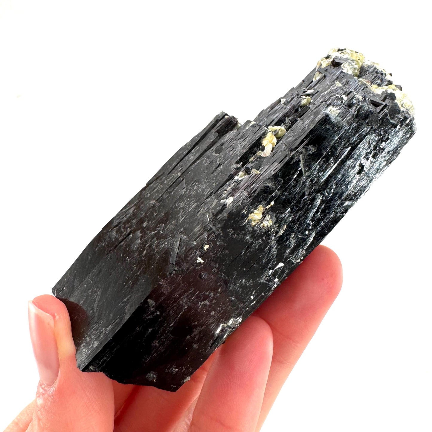 Black Tourmaline Cluster | high quality raw black tourmaline crystal, protection stone