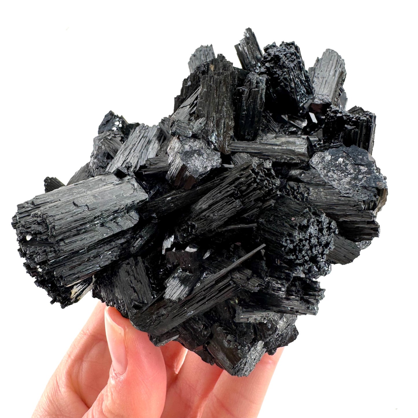 XL Black Tourmaline Cluster | Namibian Protection Stone