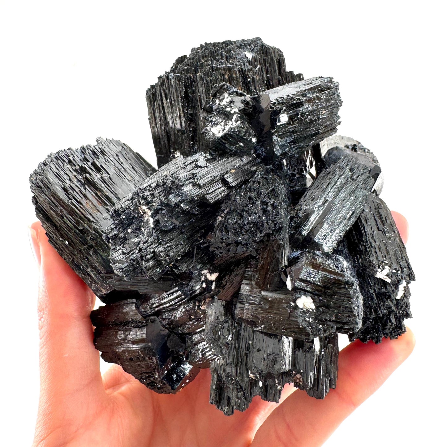 XL Black Tourmaline Cluster | Namibian Protection Stone